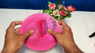 How To make an artificial flower pot at home you can [upl. by Hgielsel]