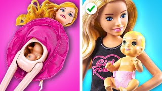 From Nerd to Popular Rich VS Poor Doll Gadgets and Hacks Extreme Barbie Makeover by ChaCha [upl. by Oirasan]