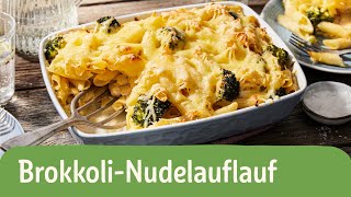 Brokkoli Nudelauflauf  REWE Deine Küche [upl. by Pilif]