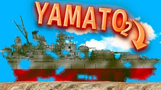 WE TOOK OUT AND RESTORED THE YAMATO 2 FROM THE OCEAN FLOOR  Floating Sandbox 🌊 [upl. by Nomyad]