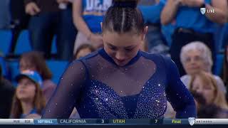 Kyla Ross Floor UCLA vs Utah State 2019 10000 [upl. by Anigroeg945]