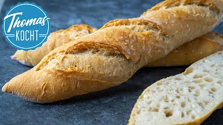 Knusprige Baguettes backen wie in Frankreich [upl. by Ruth101]