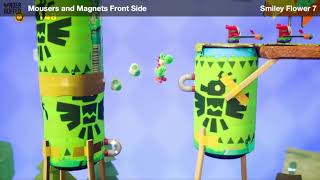 Yoshis Crafted World Mousers and Magnets  All Smiley Flowers Red Coins [upl. by Terrilyn]