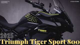 2025 Triumph Tiger Sport 800  The Middleweight Adventure King  Specs and Features [upl. by Namolos]