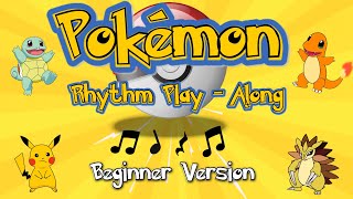 Music Activity for Kids Pokémon Rhythm PlayAlong  Brain Break  Beginner Version [upl. by Treboh597]