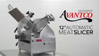 Avantco Automatic Meat Slicer [upl. by Derek]