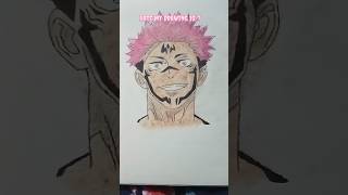 Rate My Drawing 10 Sukuna drawing rate animeart jjk sukuna animedrawing [upl. by Anisor126]