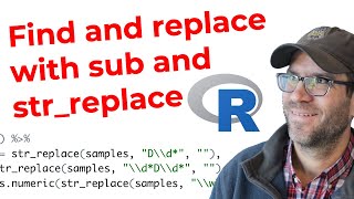 How to write a simple regular expression in R using sub and strreplace CC183 [upl. by Pachston860]