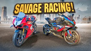 RACING MY 175000 DUCATI AND BMW MOTORCYCLES [upl. by Mast169]