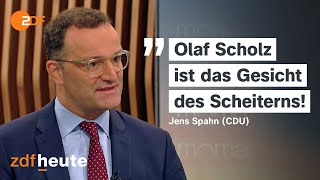 Harte Worte gegen Kanzler Scholz  SpahnInterview nach den OstWahlen [upl. by Yrdua]