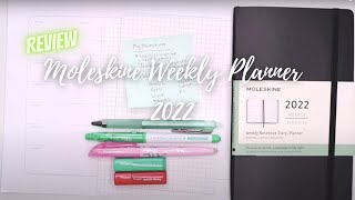 Planner Review  Moleskine Weekly Planner 2022  My Moleskine Templates [upl. by Rand]