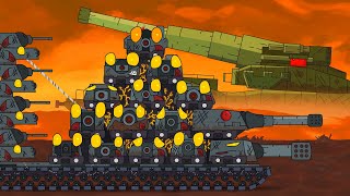 DORAS BIG CALIBER KV54 ANARCHY  Cartoons about tanks [upl. by Melia577]