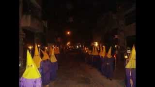 PROCESIÓN DEL SILENCIO 2014 TEMPLO DE SAN FRANCISCO DE ASÍS BARRIO DEL COECILLO [upl. by Nuy407]