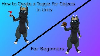 How to Create a Toggle for Objects in Unity for VRChat SDK30 Avatars [upl. by Muffin733]