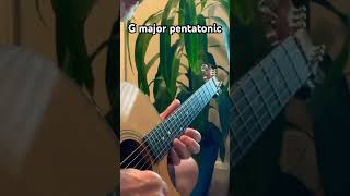 G major pentatonic guitarpractice pentatonic [upl. by Mack684]