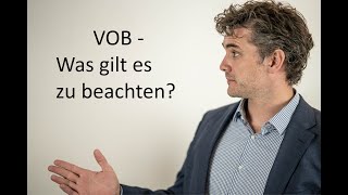 Die VOBB im Baurecht [upl. by Irving972]