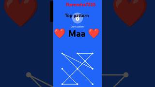 मां name pattern lock ❤️❤️❤️❤️cament your name [upl. by Xyla]