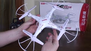 Syma  X5C Explorers  Review and Flight Indoors and Outdoors [upl. by Carlile]