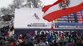 MARCEL HIRSCHER  KITZBÜHEL HAHNENKAMM SLALOM 2019 [upl. by Yliak]