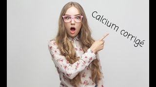 Comment calculer le calcium corrigé أسئلة وأجوبة بيولوجي في الصحة العمومية [upl. by Mindi590]