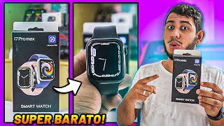 I7 PRO MAX um smartwatch SUPER BARATO mas é BOM Vale a pena comprar análise completa [upl. by Emelita]