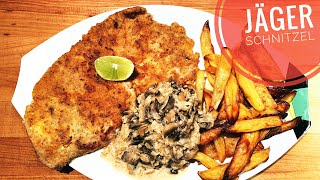 Jägerschnitzel paniert [upl. by Ilime]