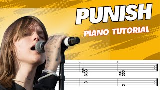 Punish Ethel Cain Piano Tutorial [upl. by Llehsyar226]