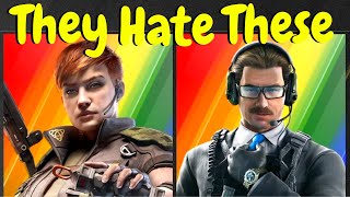 Annoying Toxic Players w Pride Backgrounds in Rainbow Six Siege [upl. by Nylyahs]