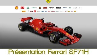 Présentation Ferrari SF71H  Formule 1 [upl. by Jeffcott]