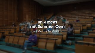 Galaxy Tab S10 Ultra UniHacks mit Summer Cem Circle to Search mit Google I Samsung [upl. by Etnad517]