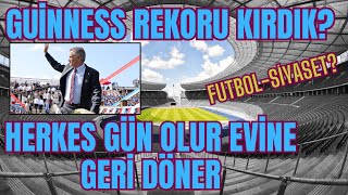 Guinness rekorlar kitabına girdik Futbolun Güneşi evine geri döndü ampFutbolSiyaset amp Altyapı [upl. by Anida]