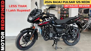 2024 Bajaj Pulsar 125 Neon Edition Review  Huge price Drop Most Value For Money 125CC Bike [upl. by Delastre]