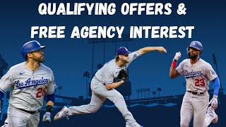 Dodgers free agency Clayton Kershaw JD Martinez amp Jason Heyward interest [upl. by Anauj]