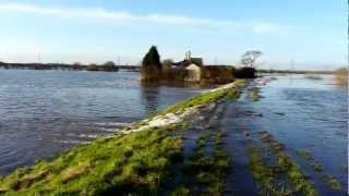 River Trent Overtopped At Torksey Lock in Lincolnshire [upl. by Feola]