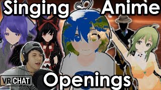 VRCHAT Singing Anime Opening 4 [upl. by Ros]