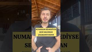 NUMARANI SİLMEDİYSE AKLINDAN ÇIKARAMIYORDUR iliski iliskiler ilişkiler psikoloji ilişkikoçu [upl. by Gerk]