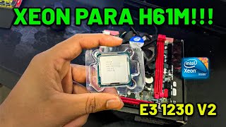 O Melhor Processador Para H61M LGA 1155 Xeon E3 1230 V2 CORE I7 3770 Review e Testes [upl. by Dnalon707]