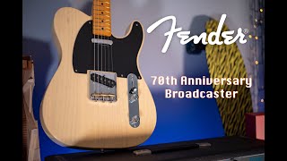 Fender 70th Anniversary Broadcaster  Project Music [upl. by Eidaj]