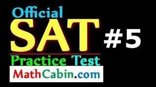 📋SAT Practice Test 5 section 3 problem 2 [upl. by Suoirred]