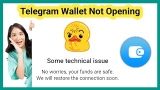 telegram wallet not open  How to fix telegram wallet some technical issue problem [upl. by Anibur256]