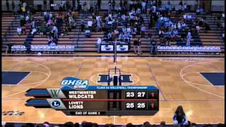 2012 GHSA Class 2A Volleyball Championships Lovett vs Westminster [upl. by Mcgrath37]