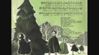 Mon beau sapin  Les Quatre Barbus  1958  O Tannenbaum Song French [upl. by Ahseel231]