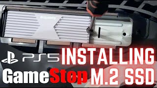 Installing Gamestop Exclusive PS5 M2 SSD [upl. by John]