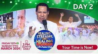 DAY 2 HEALING STREAMS LIVE HEALING SERVICE WITH PASTOR CHRIS  MARCH 16TH 2024 [upl. by Laeynad]