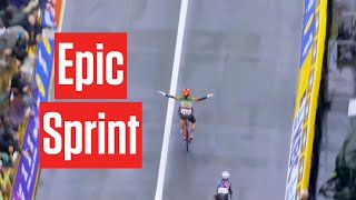 Tour of Flanders 2024 Womens Highlights Elisa Longo Borghini vs Kasia Niewiadoma [upl. by Tnarud]