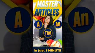 Master Articles A An The 😱 in Just 1 Minute English Grammar Tricks English Connection shorts [upl. by Esile]