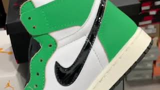 Air Jordan 1 High OG Lucky Green [upl. by Aihseuqram835]