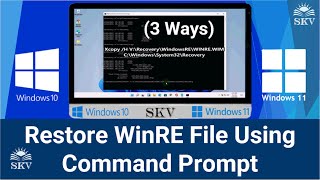 3 Simple Ways to RepairRestore Windows Recovery Environment Windows RE File Using Command Prompt [upl. by William]