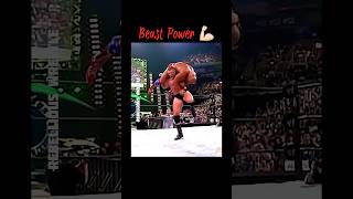 Brock Lesnar f5 to Kurt Angle with broken leg  Brock Lesnar Power shorts brocklesnar wwe [upl. by Llenram]