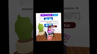 HOW TO SCAM SOMEONE IN ADOPT ME adoptme adoptmeroblox adoptmescammer roblox robloxshorts [upl. by Nallek]